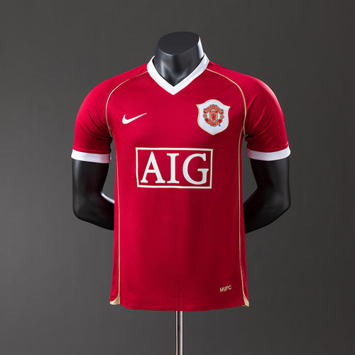 M-U 06-07 Home Player Version Retro Jersey detail
