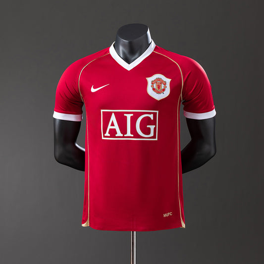 M-U 06-07 Home Player Version Retro Jersey detail