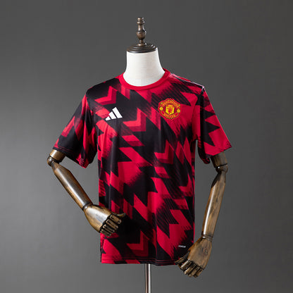 M-U  25-26 Pre-Match Jersey detail