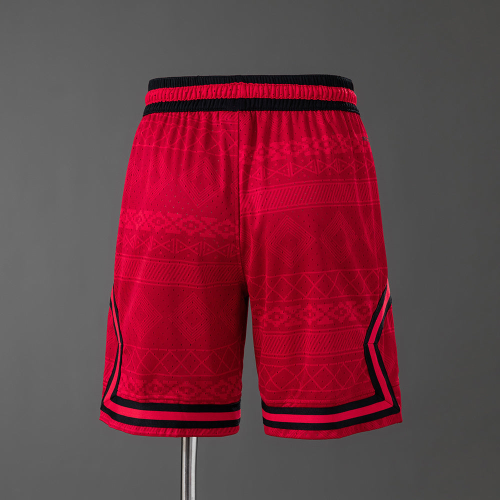 Brazil 2026 Basketball Shorts Red detail