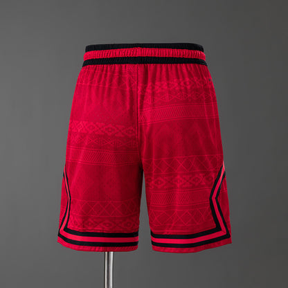 Brazil 2026 Basketball Shorts Red detail