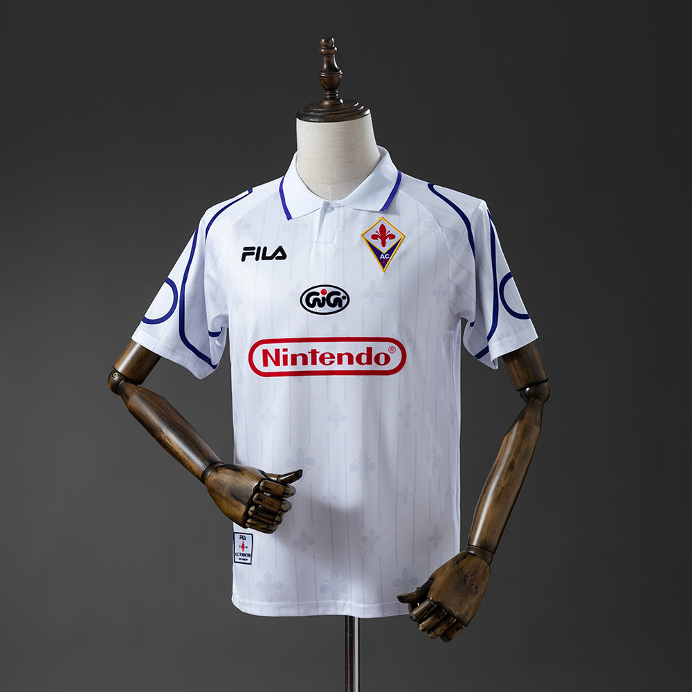 Fiorentina 97-98 Away Retro Jersey detail