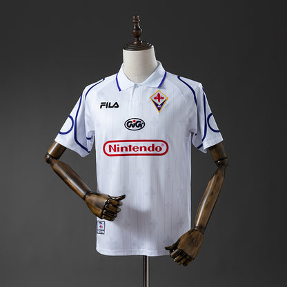 Fiorentina 97-98 Away Retro Jersey detail