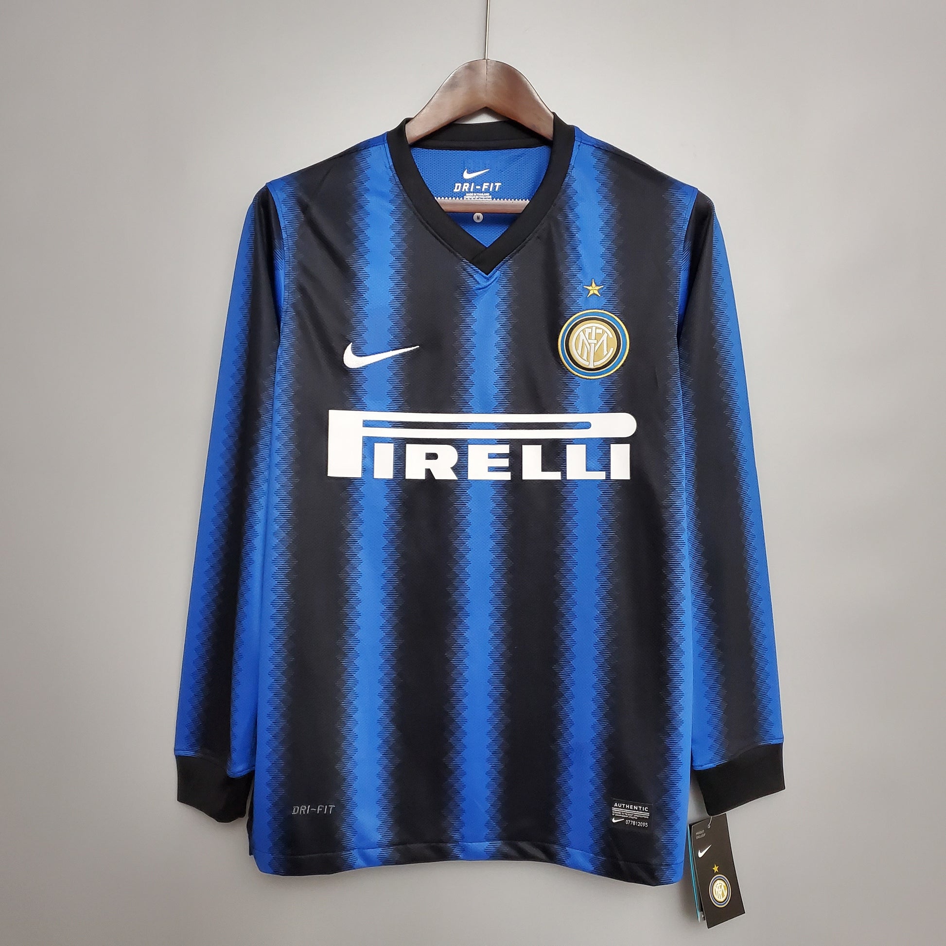 Retro long-sleeved 10-11 Inter Milan home