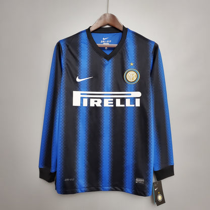 Retro long-sleeved 10-11 Inter Milan home