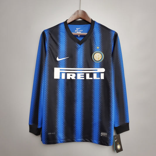 Retro long-sleeved 10-11 Inter Milan home