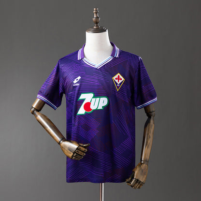 Retro 92-93 Fiorentina home detail