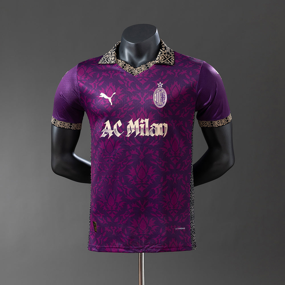 AC Milan 25-26 Player Version Special Edition - Purple Jersey detail