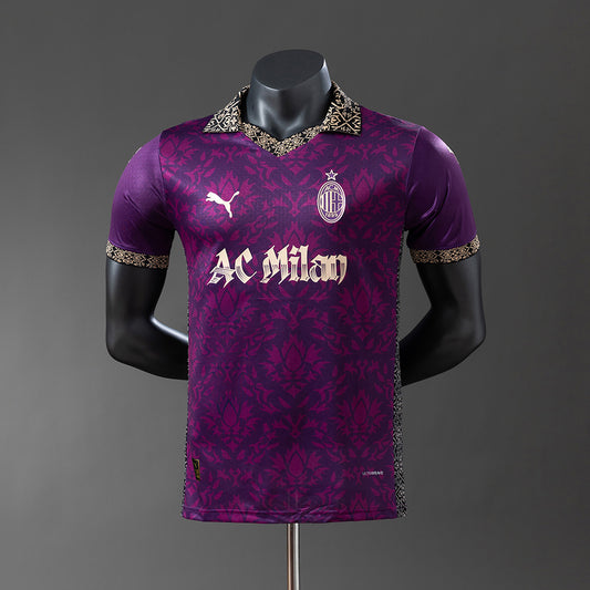 AC Milan 25-26 Player Version Special Edition - Purple Jersey detail