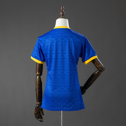 Brazil 26-27 Women's Special Edition Blue Jersey detail