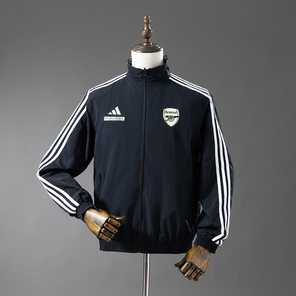 Arsenal Reversible Jacket Windbreaker - Black detail