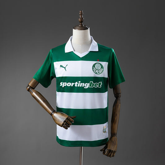 Palmeiras 25-26 Special Edition - White and Green Striped Jersey