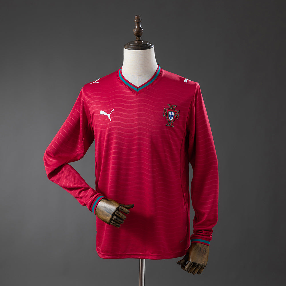 Portugal 2026 Home Long-sleeved Jersey detail