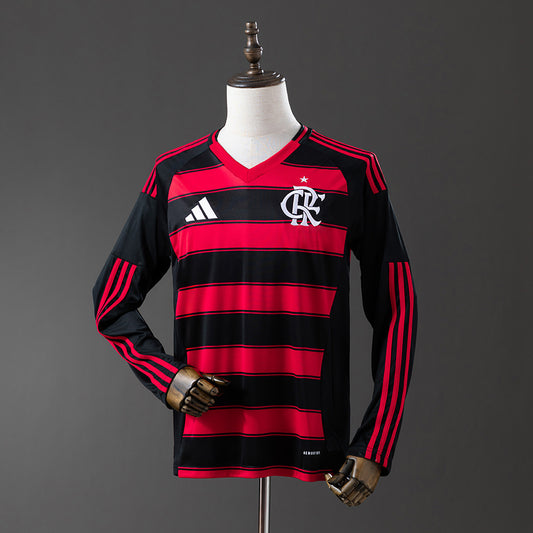 25-26 Long sleeve Flamengo Home detail