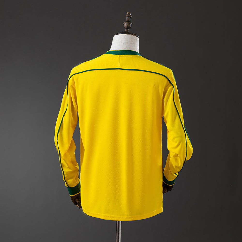 Retro Long Sleeve Brazil 1998 Home