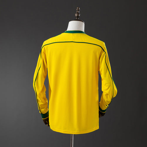 Retro Long Sleeve Brazil 1998 Home