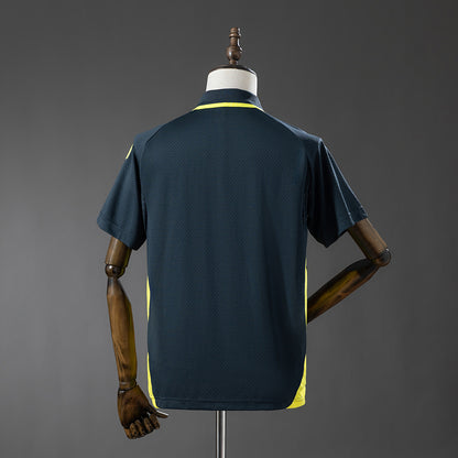 Real Madrid 25-26 POLO - Dark Grey & Yellow detail