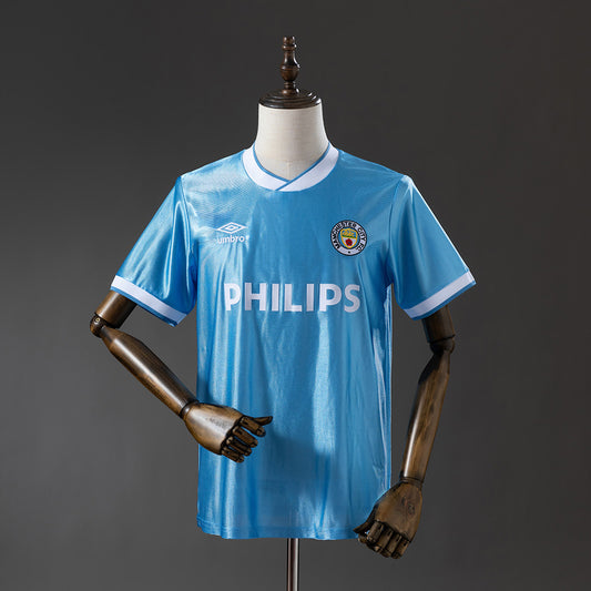 Manchester City 86-87 Home Retro Jersey detail