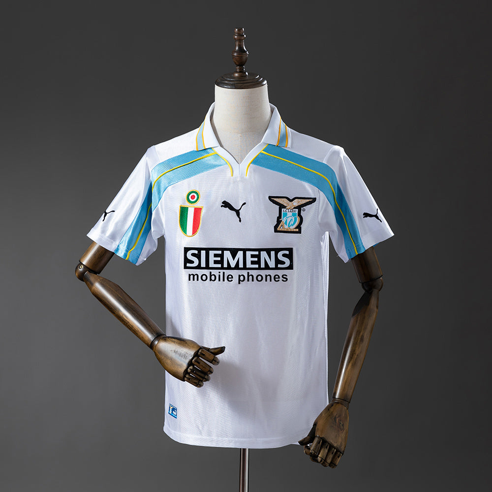 Lazio 99-00 Centenary Retro Jersey detail