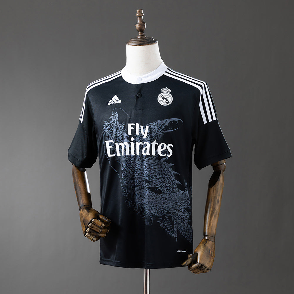 Retro Real Madrid 14-15 third away detail