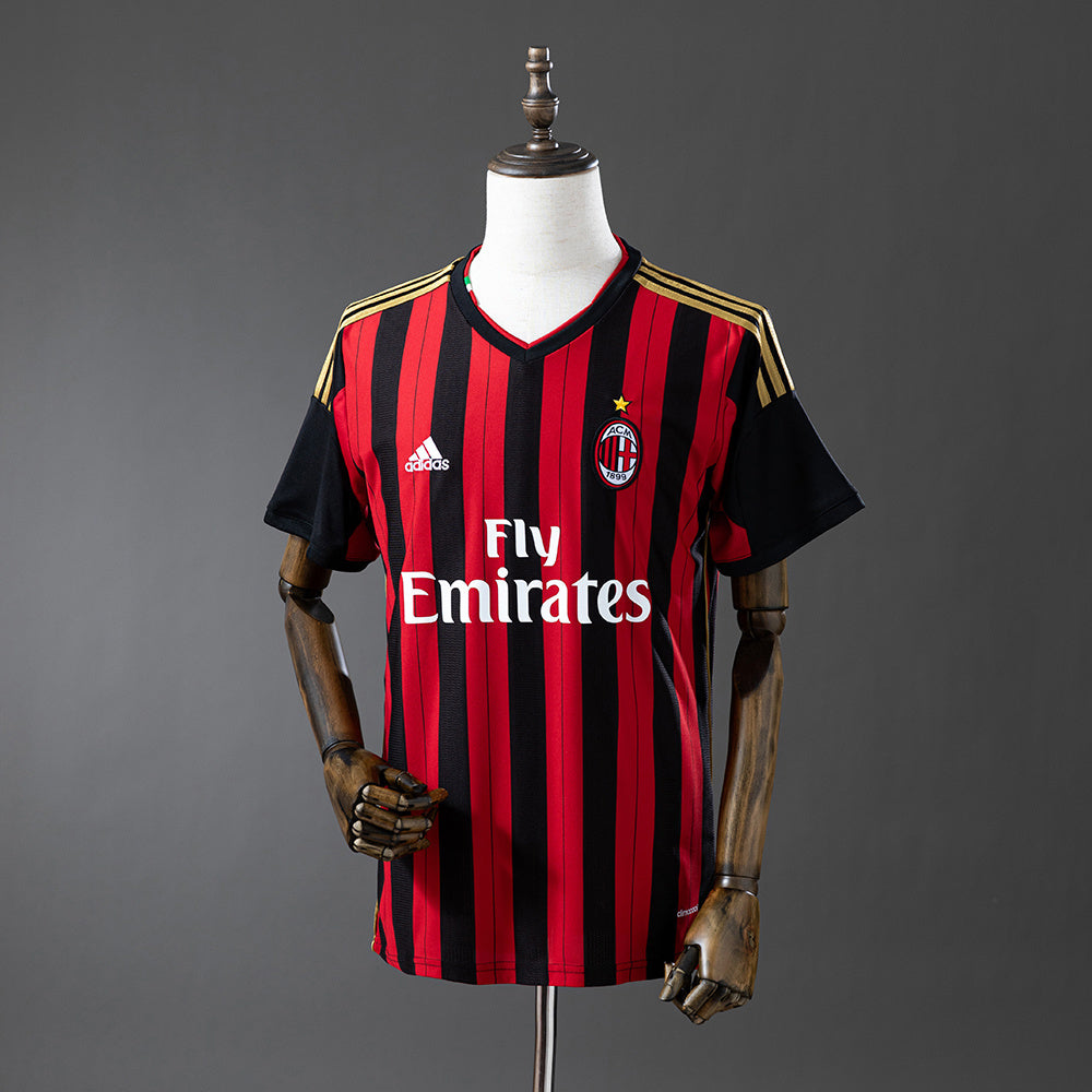 Retro AC Milan 13-14 home detail