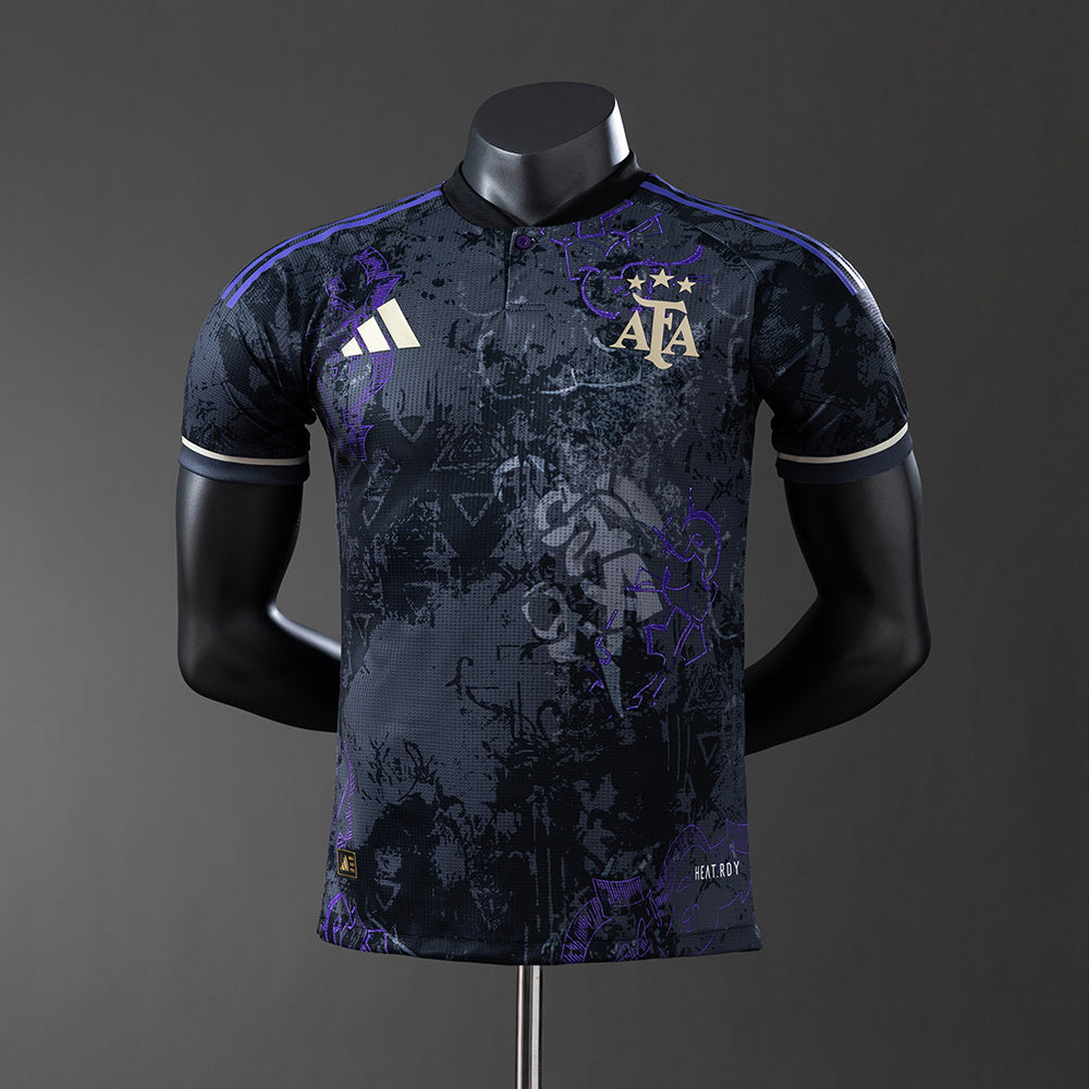 Argentina 25-26 Purple Black-Special Edition Player Version Jersey detail