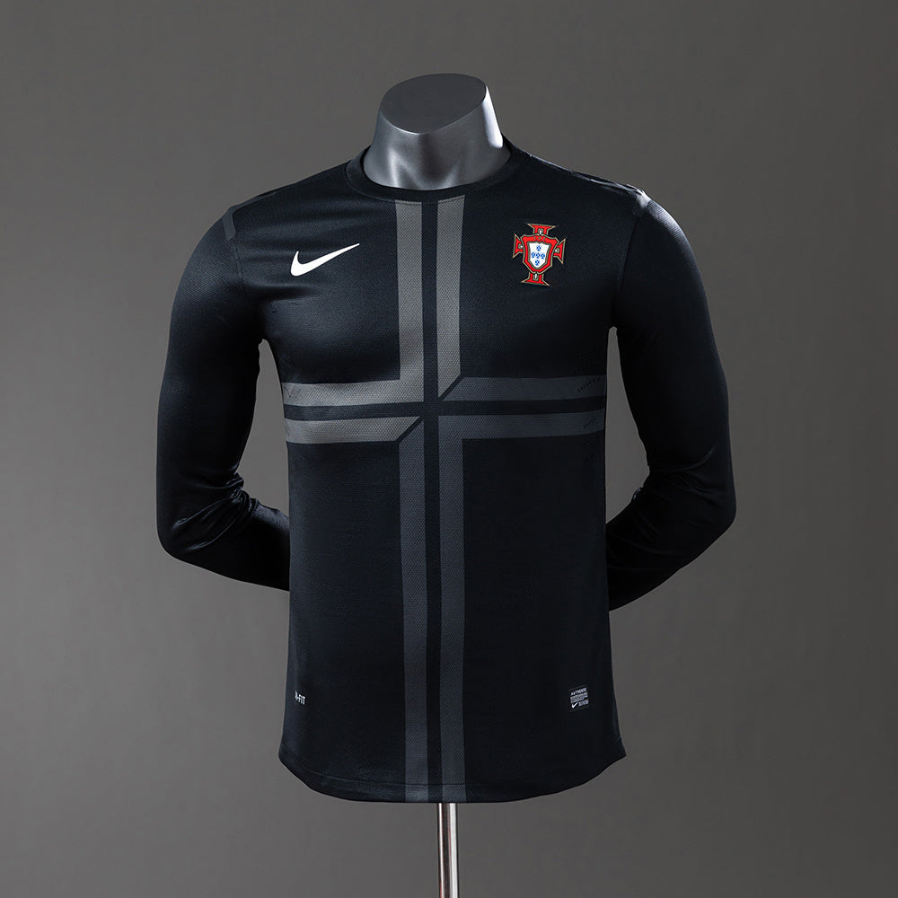 Portugal 2013 Away Long Sleeve Player Version Retro Jersey detail