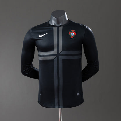 Portugal 2013 Away Long Sleeve Player Version Retro Jersey detail
