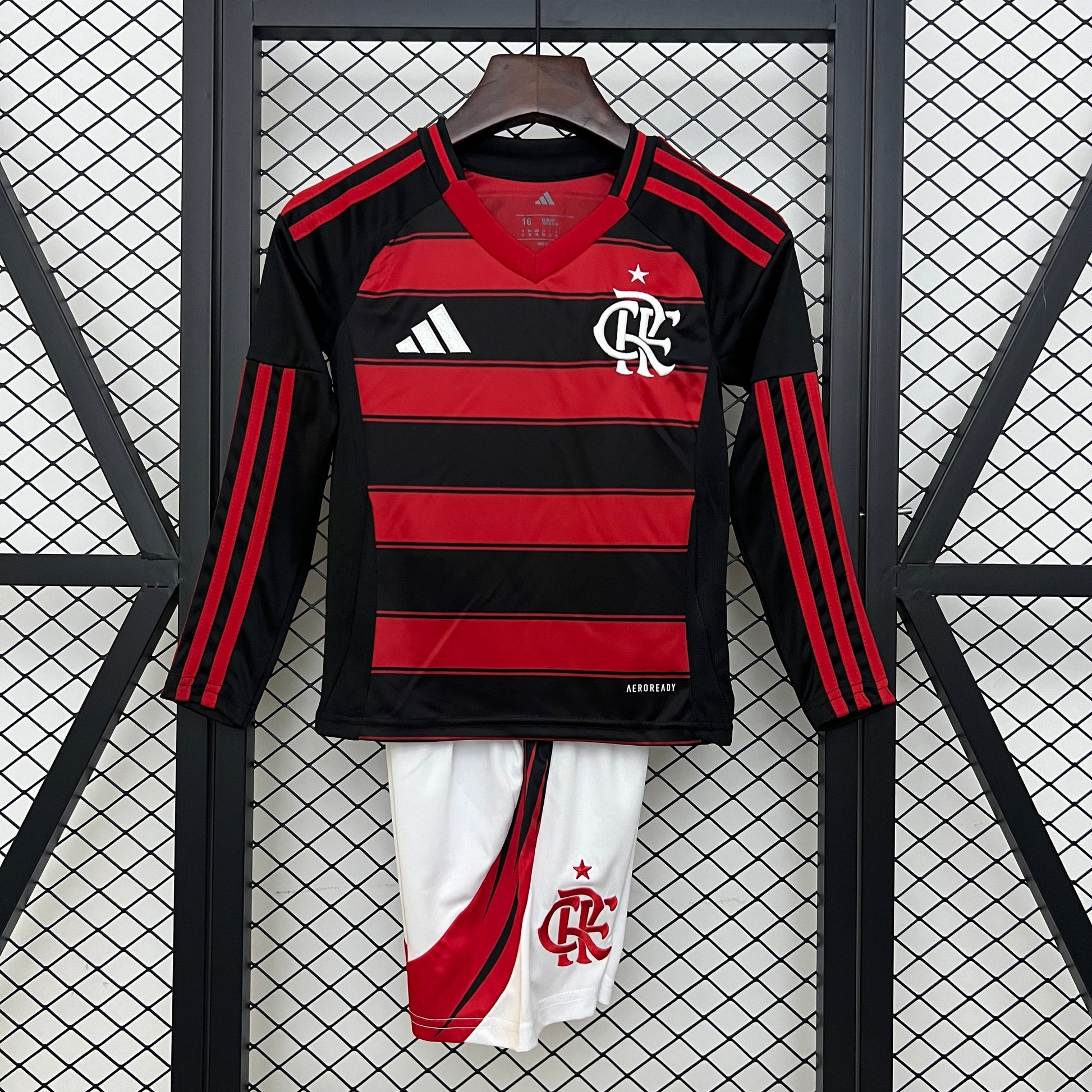 25-26 kids Flamengo home detail