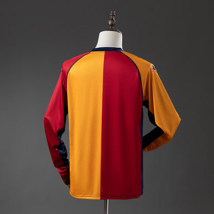 Roma 01-02 Champion Edition Long Sleeve Retro Jersey