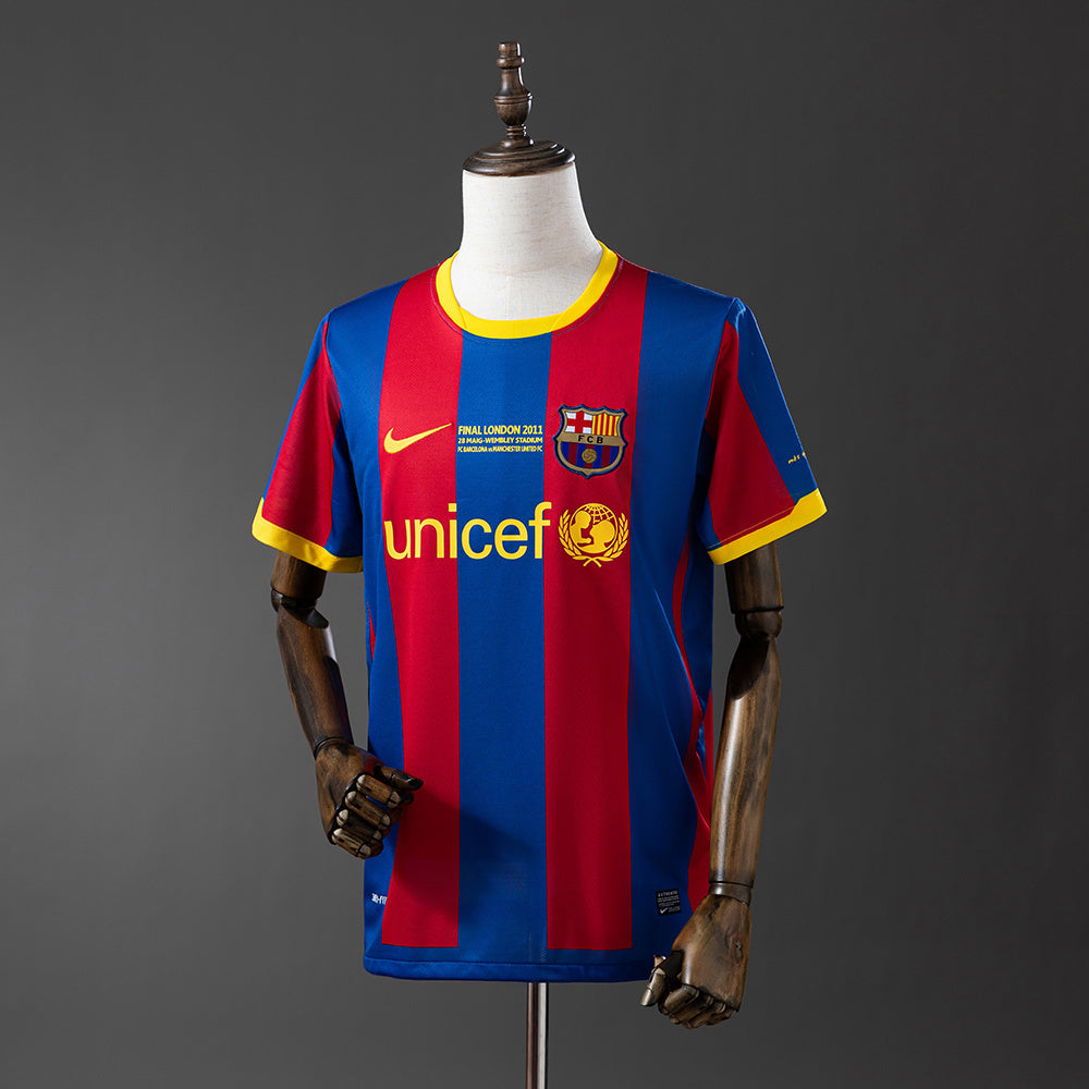 Barcelona 2010-11 Home Retro Jersey detail
