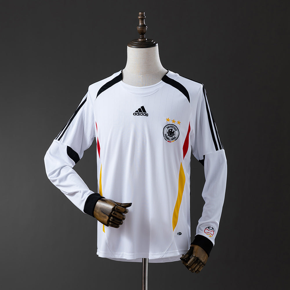 Germany 2006 Home Long Sleeve Retro Jersey detail