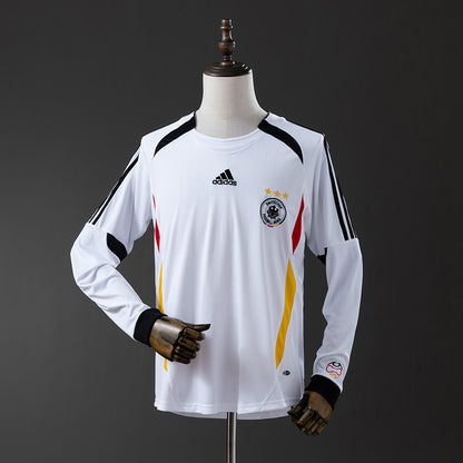 Germany 2006 Home Long Sleeve Retro Jersey detail