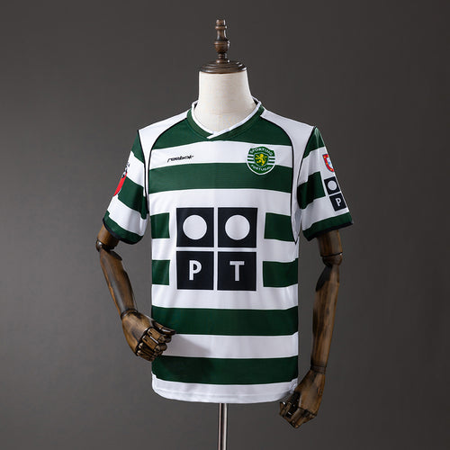 Retro Sporting Lisbon 01-03 home detail