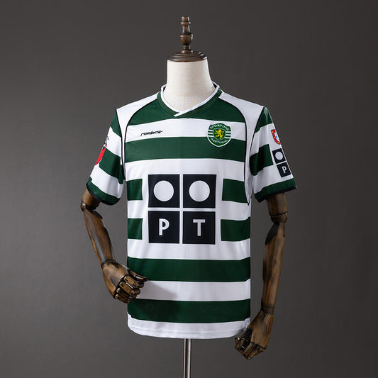 Retro Sporting Lisbon 01-03 home detail
