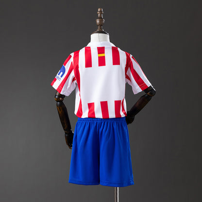 Atletico Madrid 25-26 Home kids kit Jersey