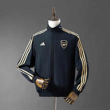 25-26 Arsenal Trench Coat Reversible detail