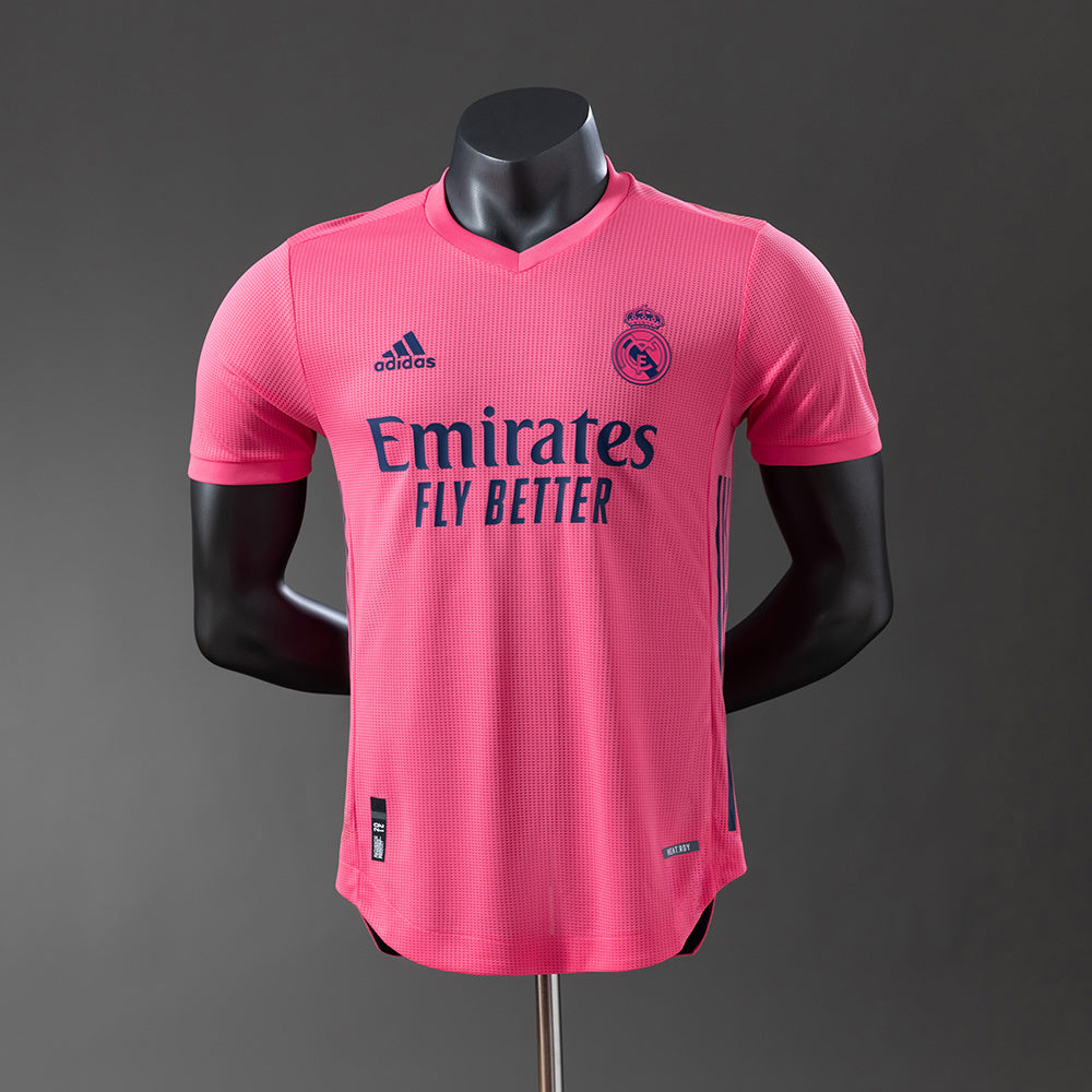 Real Madrid 20-21 Player Version Retro Away Jersey detail
