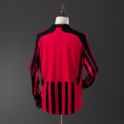 Retro Long Sleeve AC Milan 07-08 Home