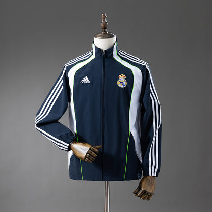 Real Madrid Windbreaker - Navy Blue & White