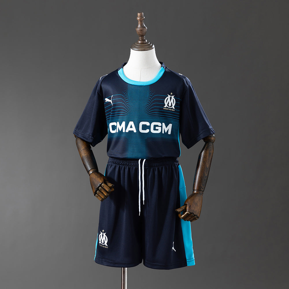 25-26 Kids Marseille away detail