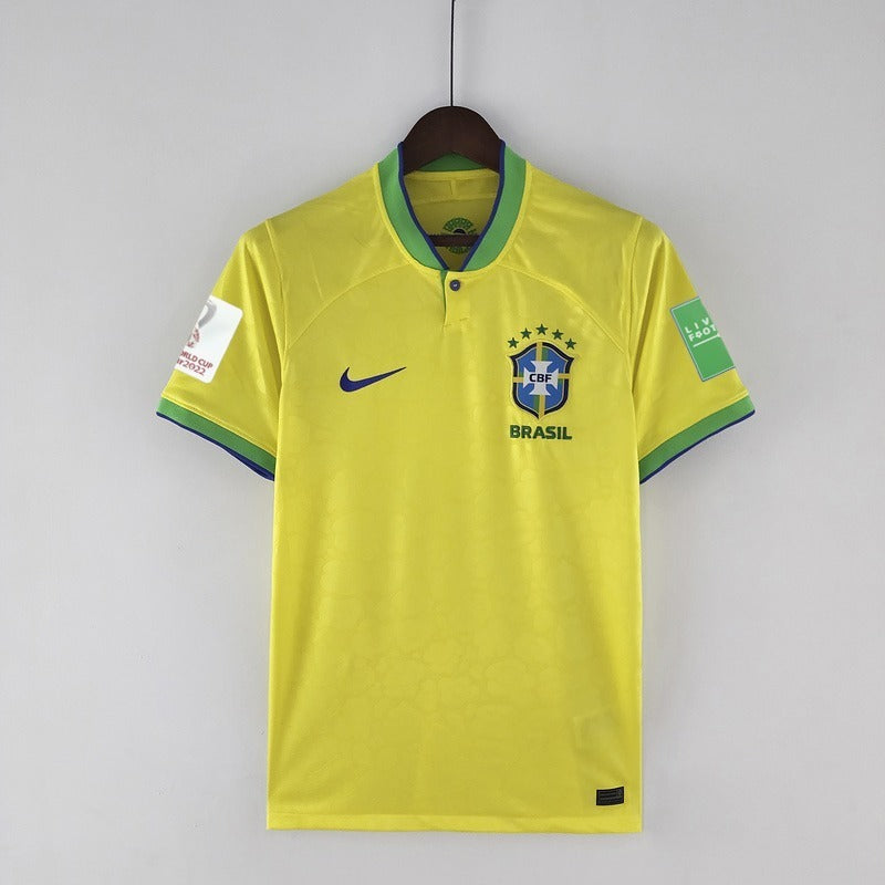 2022 Brazil World Cup jersey home detail