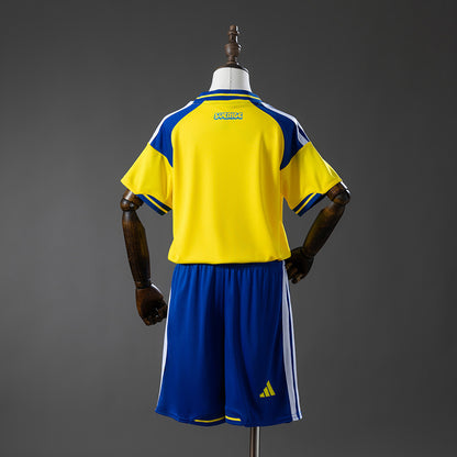 Sweden 2026 Home Kids Kit Jersey detail