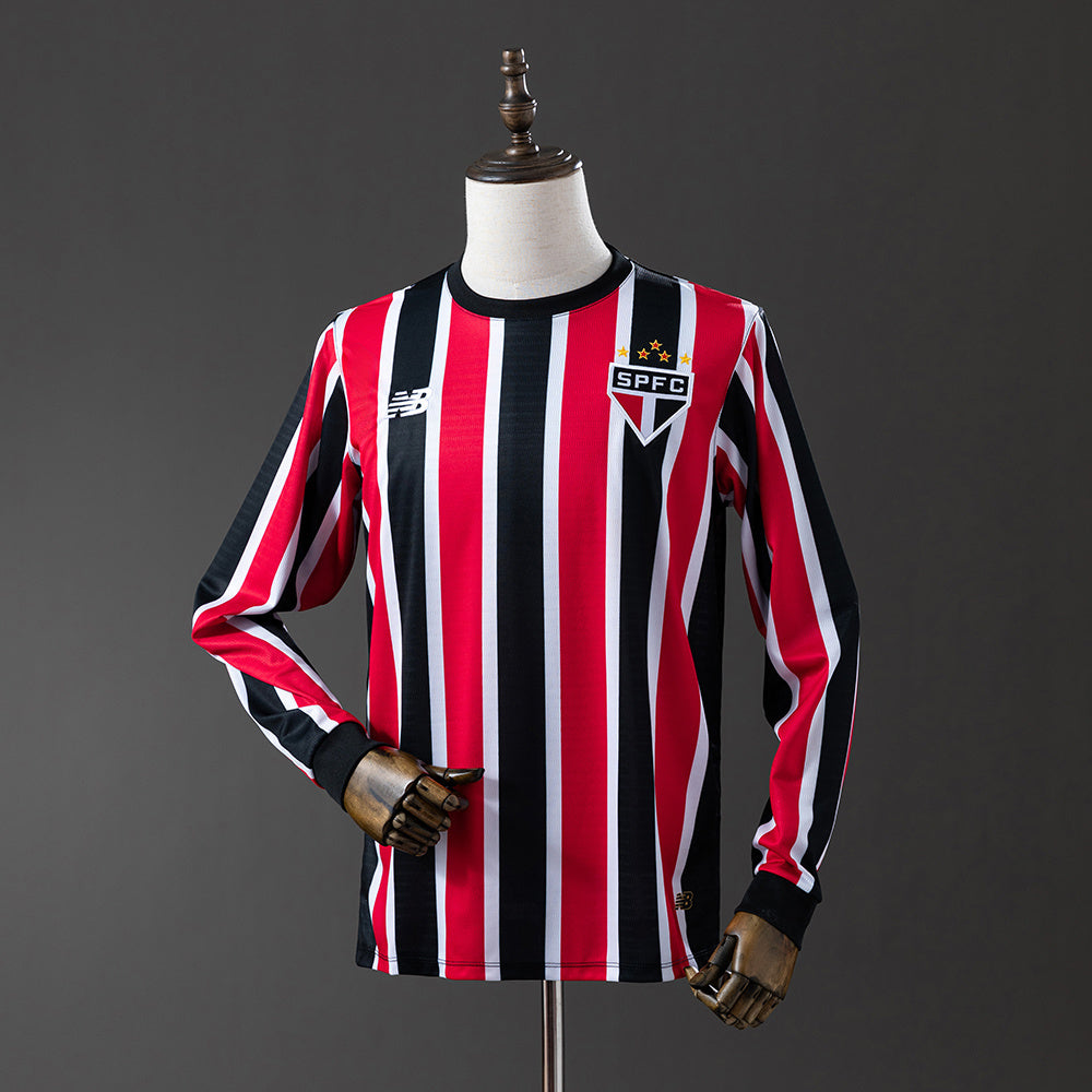 24-25 Long Sleeve Sao Paulo Away detail