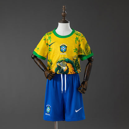 Brazil 26-27 Special Edition Kids Kit Jersey detail