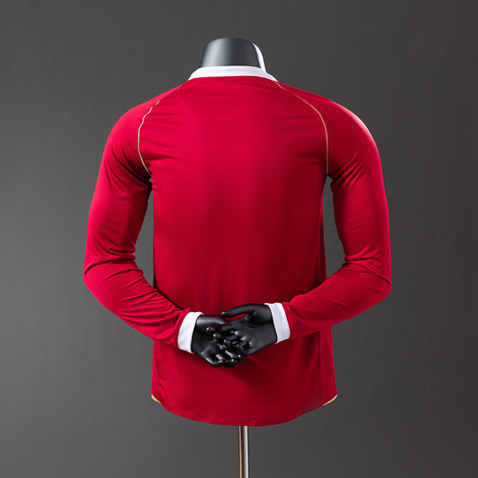M-U 06-07 Home Long Sleeve Player Version Retro Jersey