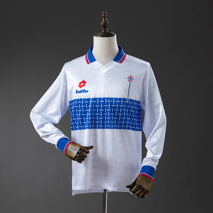 Universidad Catolica 1996 Home Retro Jersey  Long Sleeve detail