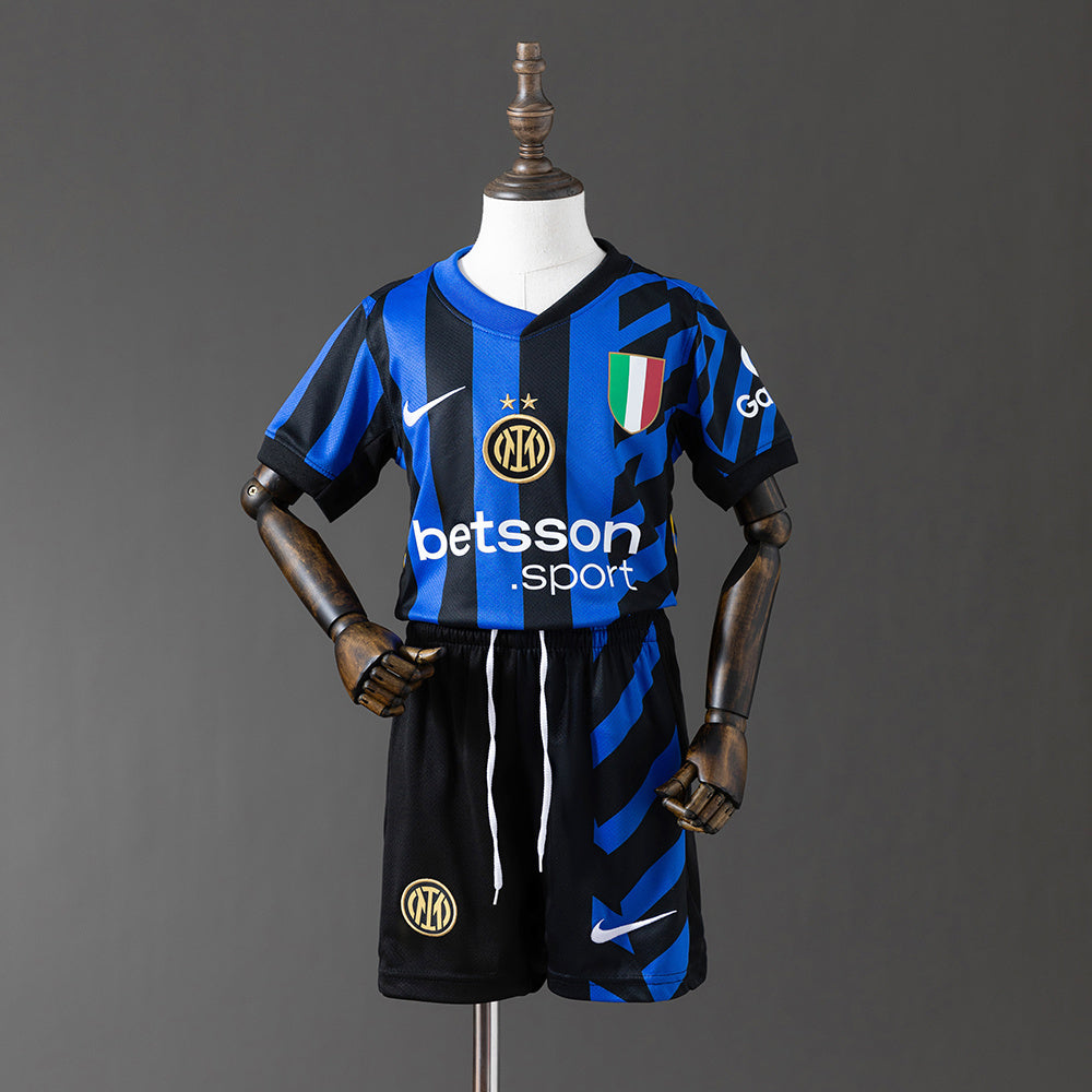 Inter Milan 24-25 Home kids kit Jersey detail