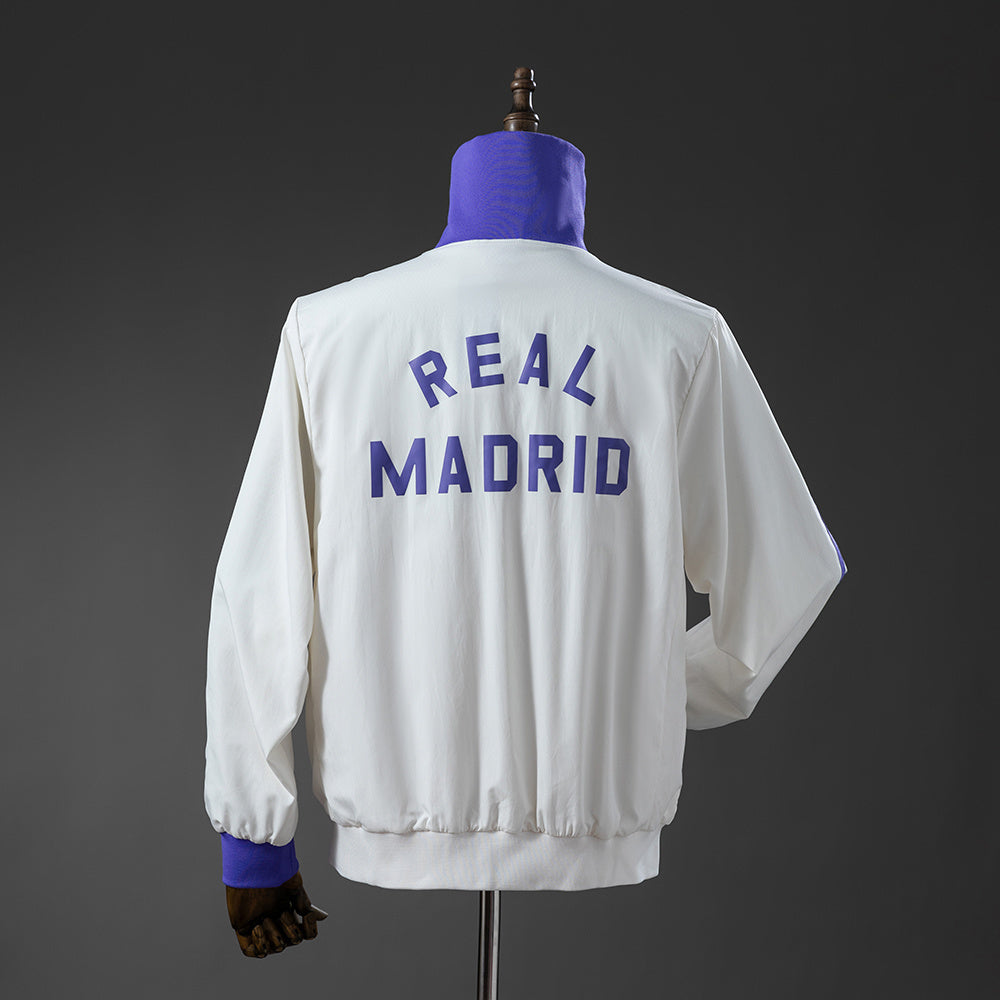Real Madrid x Beckenbauer Windbreaker - Miracle WhiteMagic Purple detail