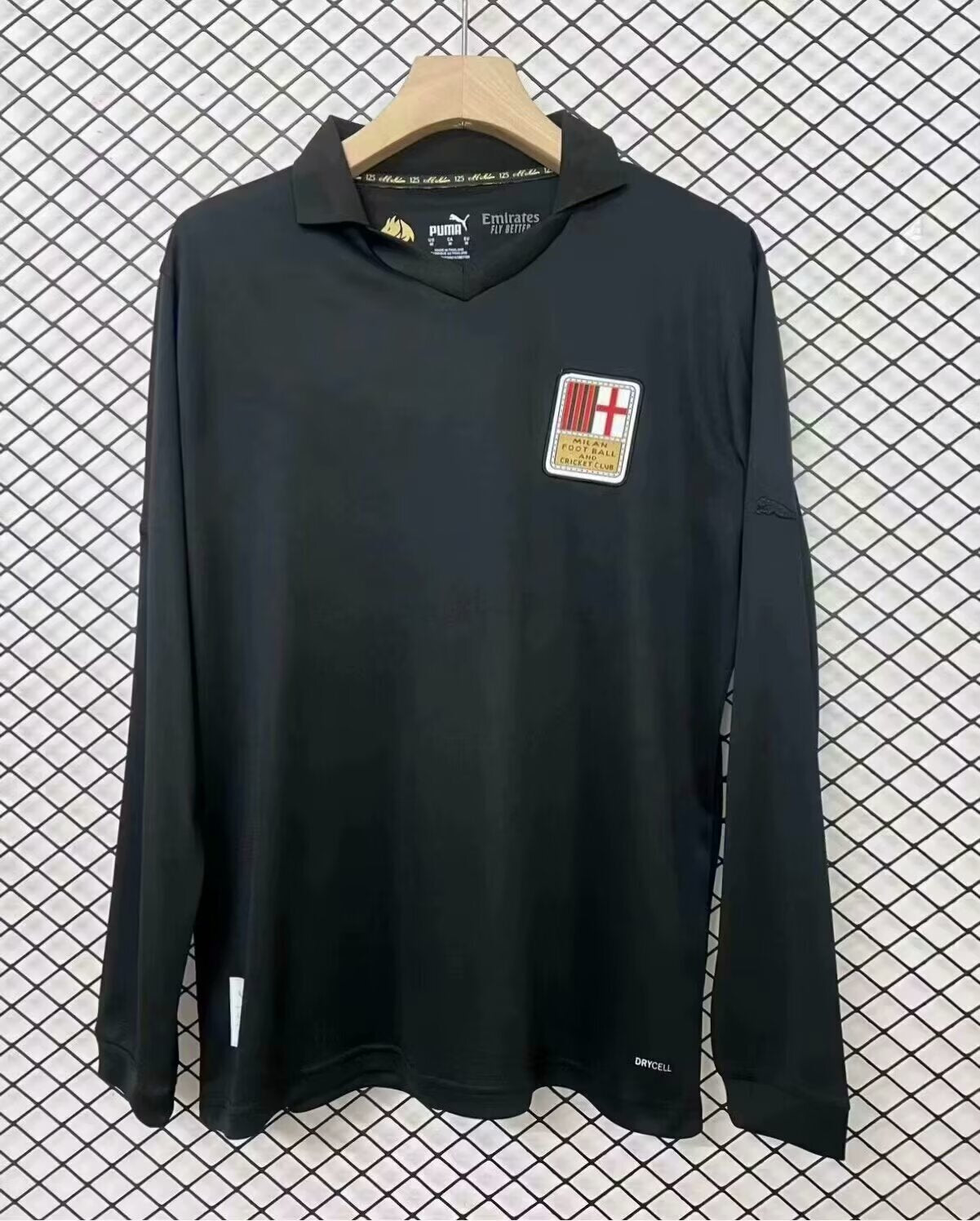 Long Sleeve 24-25 AC Milan 125th Anniversary Black detail